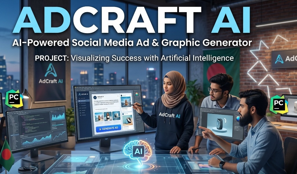AdCraft AI - Graphic & Social Ad Studio